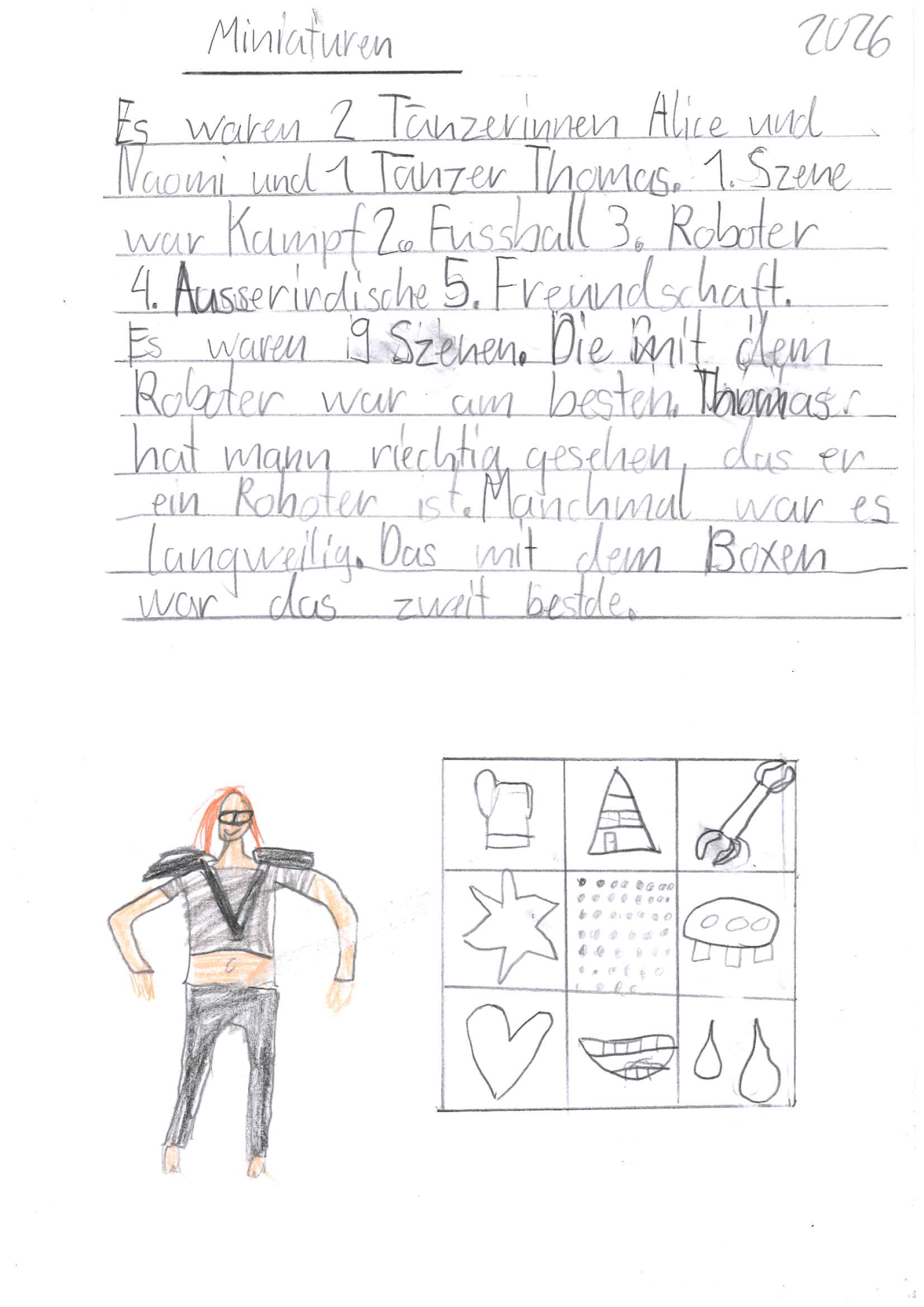 Bericht Schulklasse, «Minituren/Miniaturas», Luzerner Theater