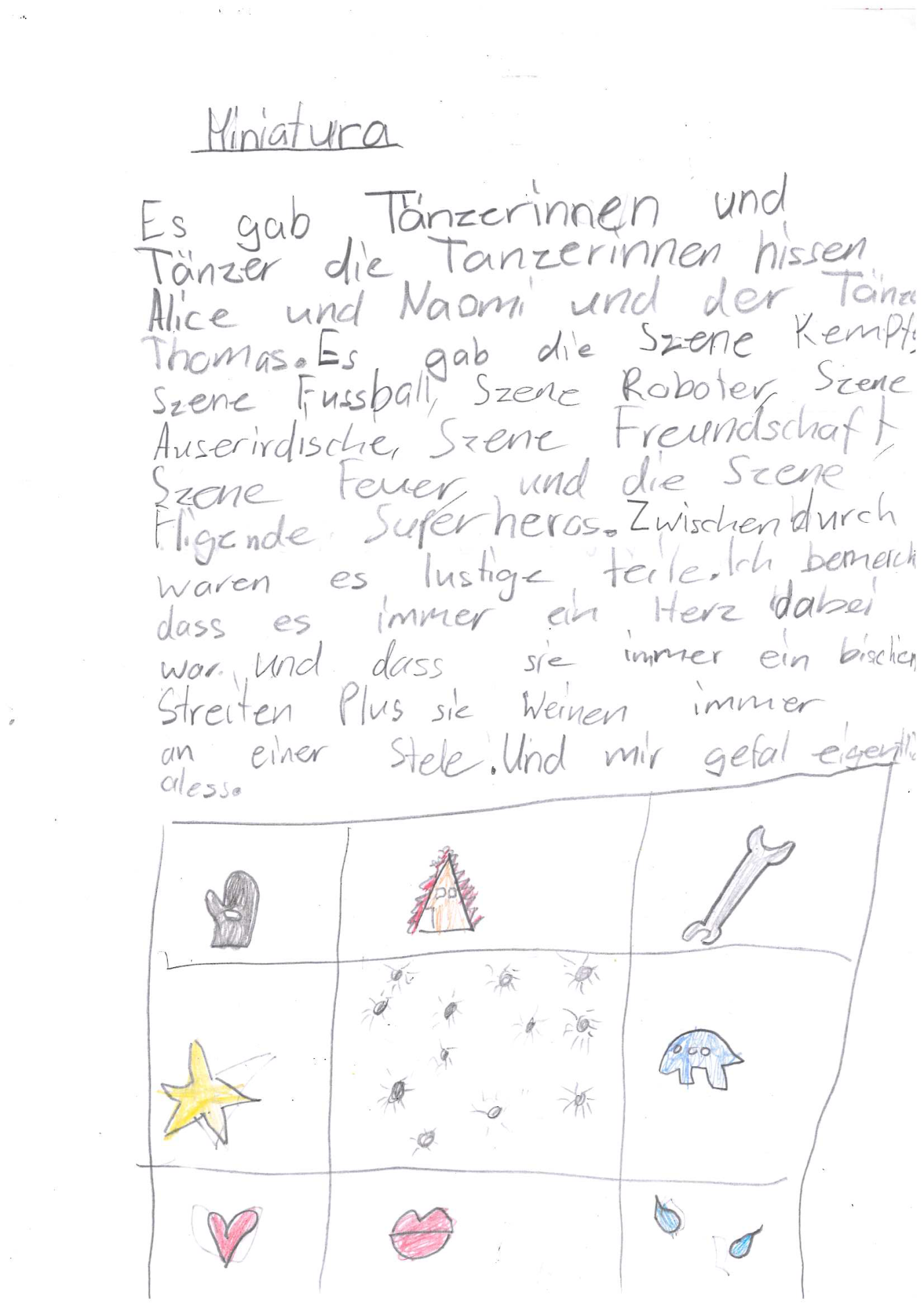 Bericht Schulklasse, «Minituren/Miniaturas», Luzerner Theater