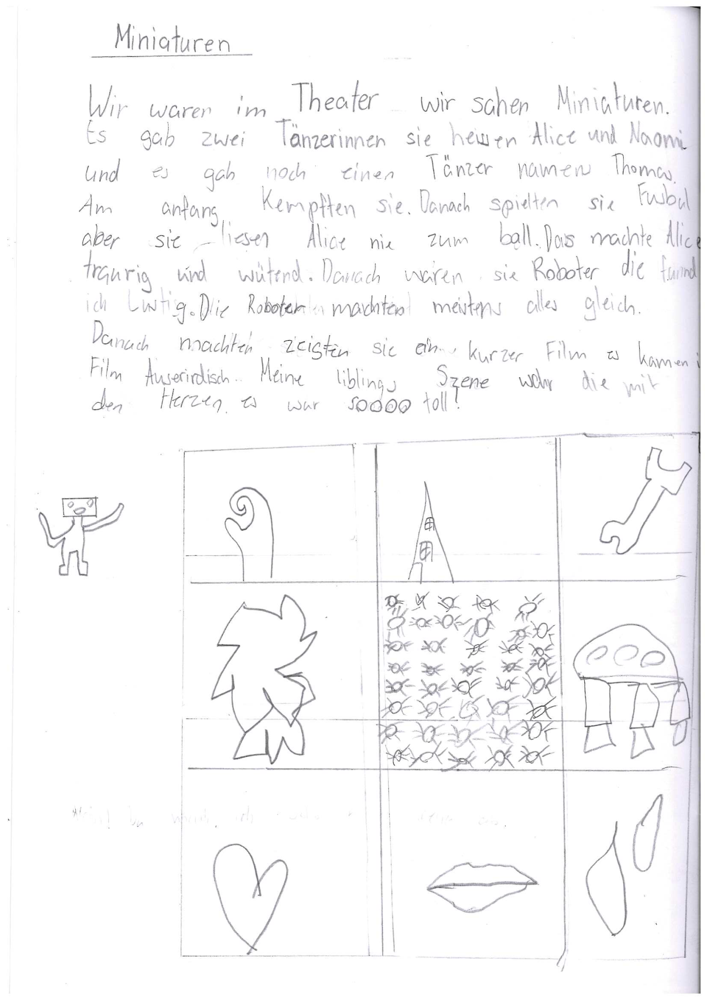 Bericht Schulklasse, «Minituren/Miniaturas», Luzerner Theater